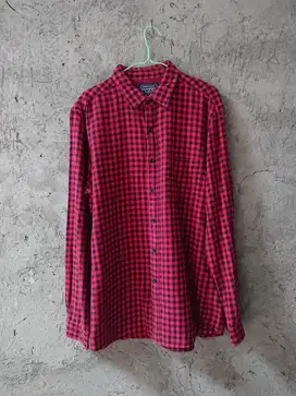 kemeja flanel uniqlo