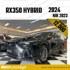 DP10% [Km12.000] RX350h Hybrid 2023 Black / RX 350h Reg 2024 #AUTOHIGH
