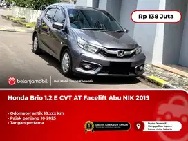 LOW KM.18RB !! HONDA BRIO 1.2 E CVT 2019 / 2020 ABU-ABU