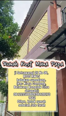 Rumah Kost Papa Mama