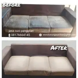 Jasa cuci sofa/springbed