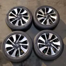 Velg OEM Honda Brio RS + Ban  Hankook 185/55 R15