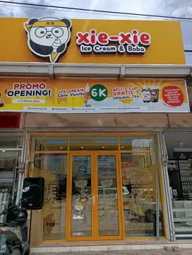 Takeover kemitraan / alih usaha Xie - Xie Ice Cream & Boba Padang