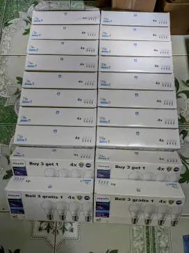 LAMPU LED PHILIPS 7 WATT DAN 11 WATT
TOTAL 20 PACK = 80 BIJI