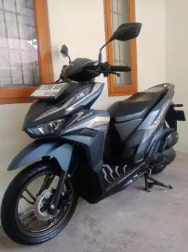 LOW KM! NEW VARIO CBS ISS KEYLESS BLUE MATTE PAJAK PANJANG KAYA BARU!!