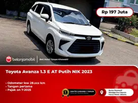 [ LOW KM ] Toyota Avanza 1.3 E AT Putih 2023 2024