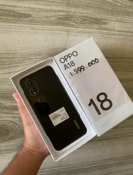 Oppo A18 Ram 4/128 mulussss