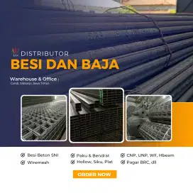 Supplier besi beton dan besi wiremesh ukuran terlengkap.