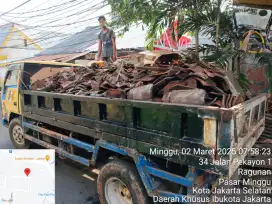 Jasa buang puing dan sampah furniture