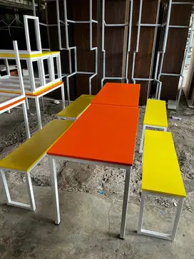 Set Meja Kantin / Meja Cafe / Meja Makan