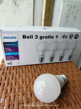 Lampu led Philips 9watt ( 4 pcs)
