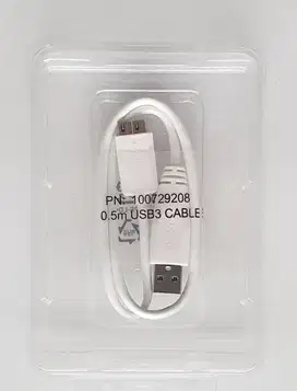 SEAGATE USB3 Cable Kabel USB 3.0 HDD External Harddisk Eksternal Putih