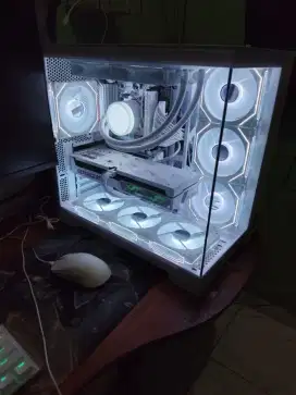 PC GAMING WHITE AMD RYZEN 7 8700F + RTX 4060 + Monitor