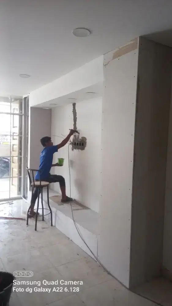 Plafon,partisi,molding,instalasi listrik