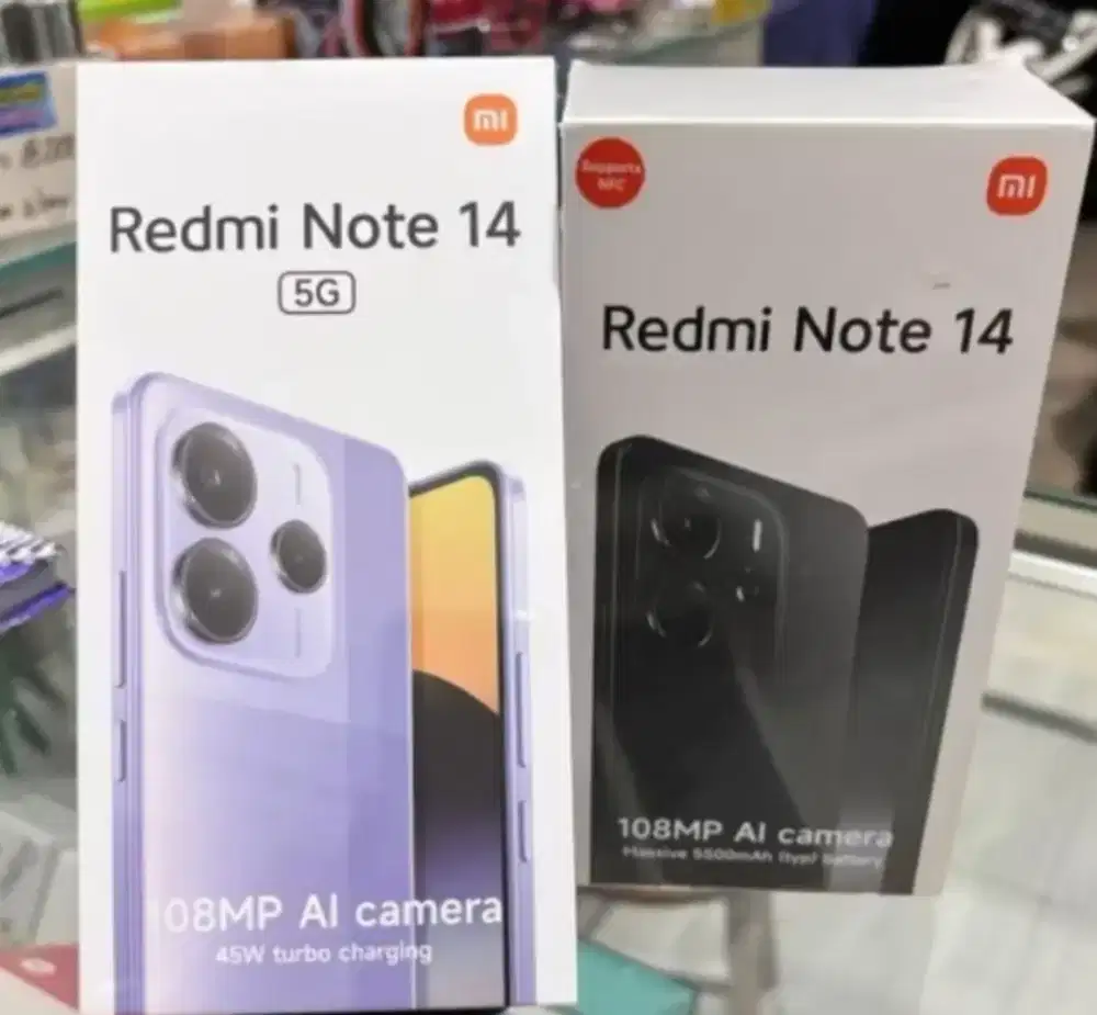 TerMurah New Redmi Note 14 5G 8/256 resmi, bs kredit/bs TT