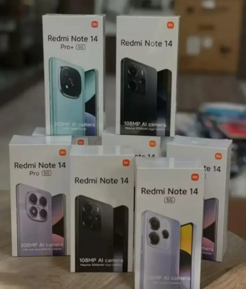 TerMurah New Redmi Note 14 5G 12/512 grs resmi, bs kredit/bs TT