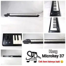 KORG MICRO KEYS 37 3 OKTAF MICROKEYS MIDI CONTROLLER MINI CONTROLER