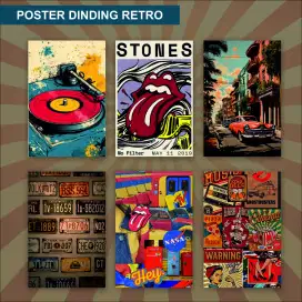 Poster Dinding Retro