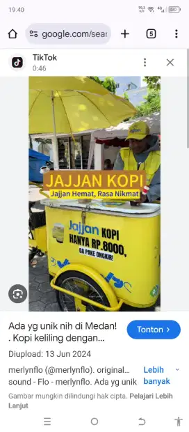 Lowongan penjual kopi keliling