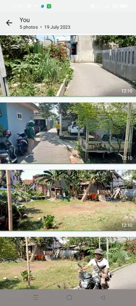 Jual Tanah SHM 180 M2 jl taba Limo Depok