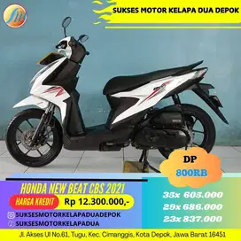 HONDA NEW BEAT CBS 2021 CASH/KREDIT ANGSURAN PALING MURAH