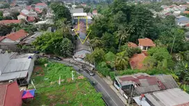 Tanah Zona Ungu Pinggir Jalan Raya di Pondok Ranggon Jaktim