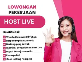 Lowongan kerja live TikTok