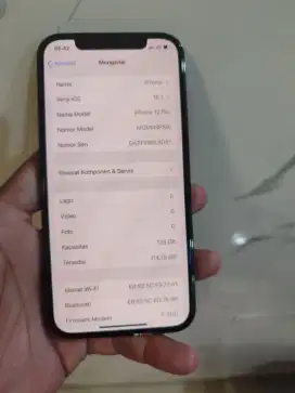 Iphone 12 Pro 128Gb ibox pa/a 5G resmi TT masuk(Mlus bnegt) no minus