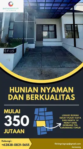 PEK Rumah Stategis Siap Huni di Karawang (Dekat dengan Pasar Kosambi)