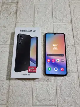 Samsung A34 5G 8/256gb Lengkap Normal