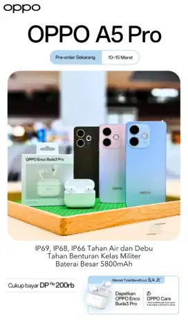 PRE-ORDER OPPO A5 PRO 8/128