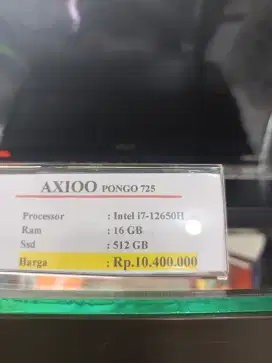 Laptop Gaming Axioo Pongo 725