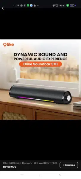 Speaker bluetooth Soundbar Olike S7H