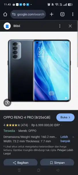 Oppo Reno 4 pro