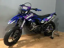 JUAL CEPAT !! YAMAHA WR155 WR 155 TAHUN 2021 MODIF SUOERMOTO TAMPAN