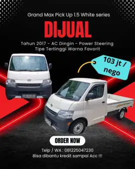 DIJUAL GRANDMAX PICK UP 1.5 WARNA FAVORIT PUTIH TAHUN 2017