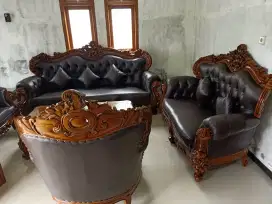 Sofa tamu klasik kayu jati