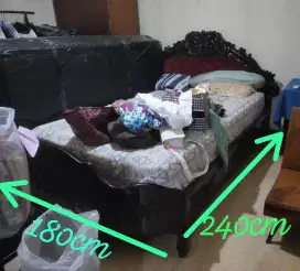 Tempat Tidur Jati Asli