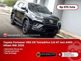 [TIPE TERTINGGI] Toyota Fortuner VRZ GR 2.8 AT 4x4 AWD Hitam 2022/2023