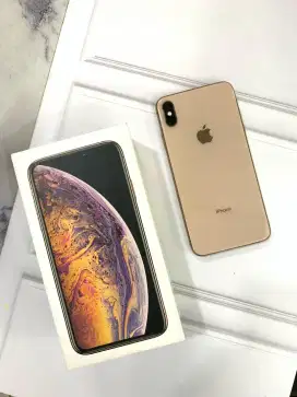 Iphone xs max 512GB gold Lengkap