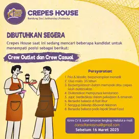 Lowongan Kerja Beberapa Crew Outlet & Casual