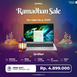Laptop Gaming Murah Acer Aspire Lite C6DD/Intel N100/8GB/512GB