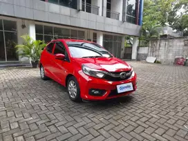 Pajak Panjang TDP 8,JT Honda Brio Satya 1.2 E Bensin-AT Merah 2021