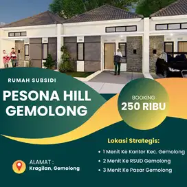 Rumah Subsidi Premium Di Tengah Kota Gemolong Dekat Calon Pasar Baru