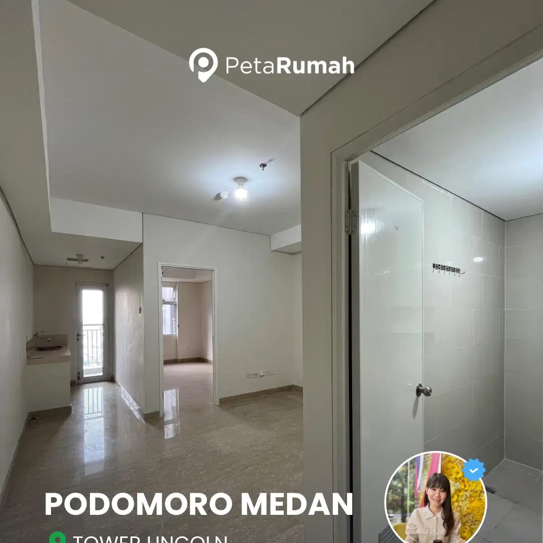 DISEWA KOSONG APARTEMEN PODOMORO TOWER LINCOLN