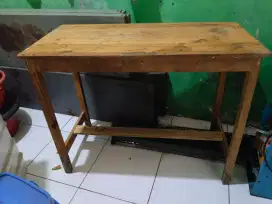 Meja jati belanda bekas. Kuat kokoh. Masih seperti baru