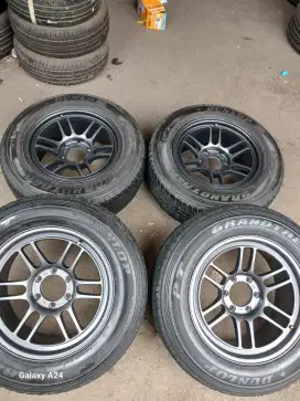 Enkei rpt1 ring 18x9 6x139,7 ET 0ban 265/60 R18 fortuner pajero
