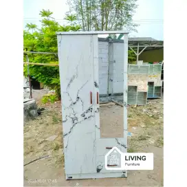 Dijual Lemari Pakaian Minimalis 2 Pintu Baru