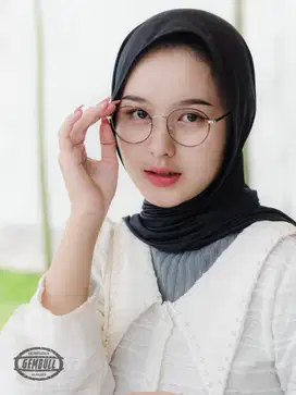 GEMBULL GLASSES - KACAMATA BULAT SIMPLE FULL BESI - ESWARA 02