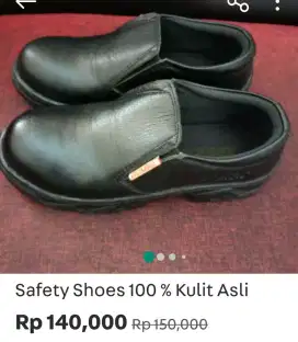Safety Shoes 100 % Kulit Asli